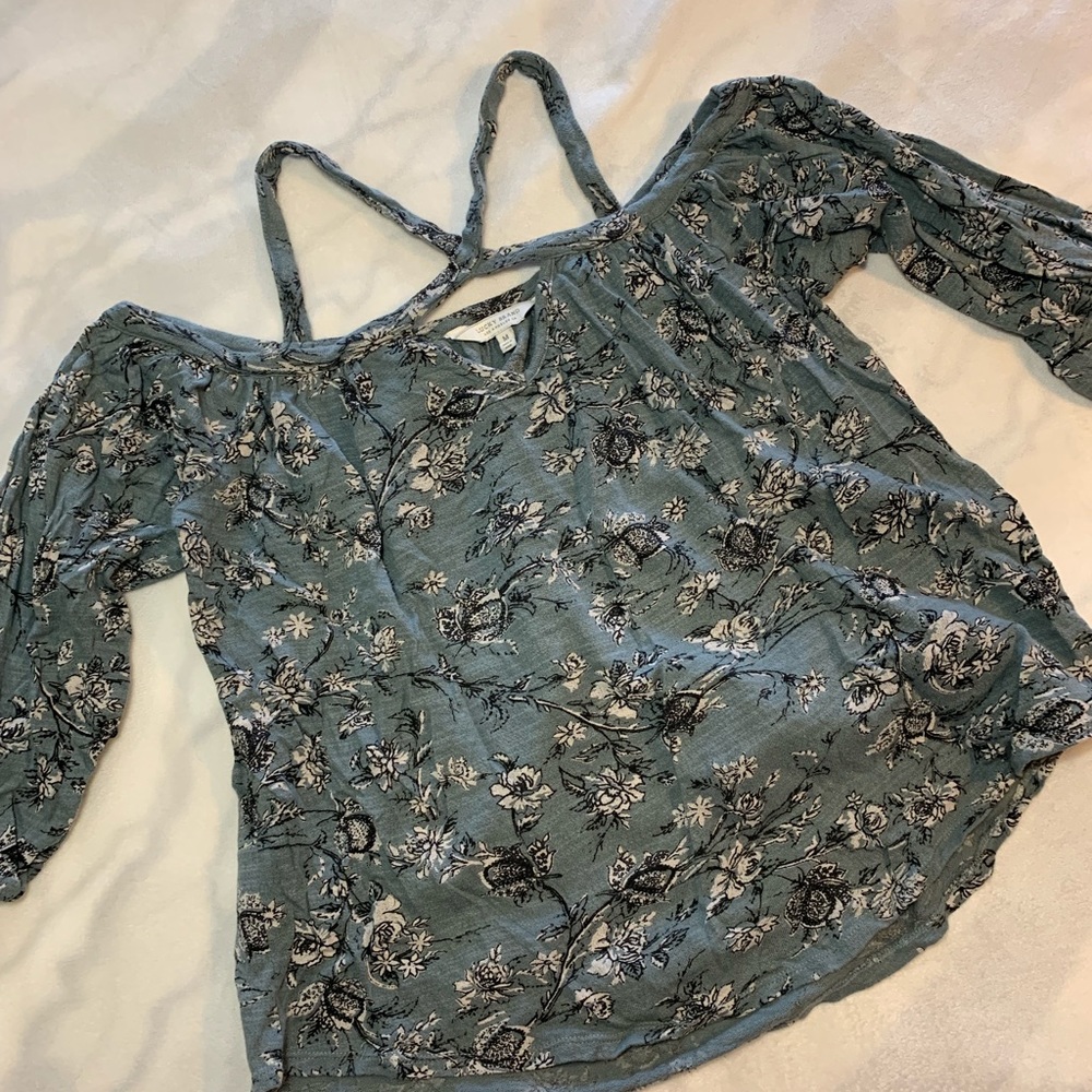 Strappy Off the Shoulder Blouse